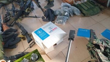 usaid-packages-found-among-hezbollah-weapons-cache-in-lebanon:-israeli-soldier