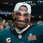 eagles’-jalen-hurts-celebrates-super-bowl-lix-victory,-mvp-at-disney’s-magic-kingdom