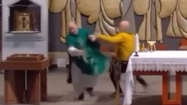 chilling-video-shows-knife-wielding-attacker-lunge-at-priest-during-sunday-service