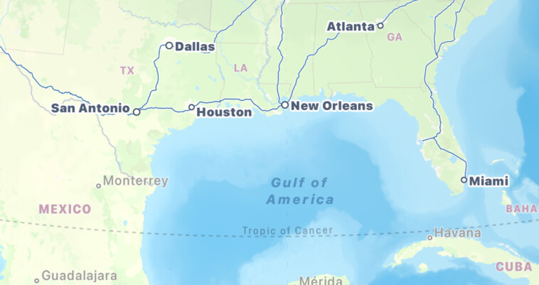 gulf-of-america:-apple-maps-acknowledges-gulf-of-america,-formerly-gulf-of-mexico