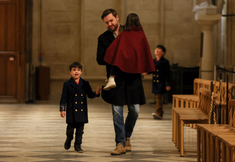 jd-vance-tours-notre-dame-in-paris-with-his-family,-5-year-old-vivek-steals-the-show