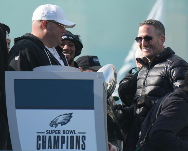 eagles-gm-howie-roseman-applies-for-trademark-after-he-was-hit-with-beer-can-during-super-bowl-parade