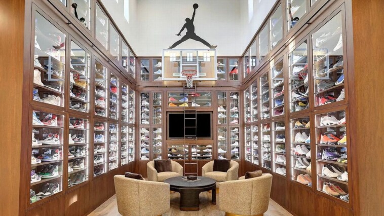 ‘the-jordan-room’:-$23.5-million-arizona-mansion-includes-display-of-290-jordan-sneakers