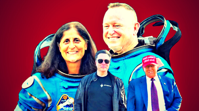 musk-suggests-the-two-us-astronauts-stranded-on-the-international-space-station-were-left-there-for-‘political-reasons’-–-trump-points-the-finger-at-biden