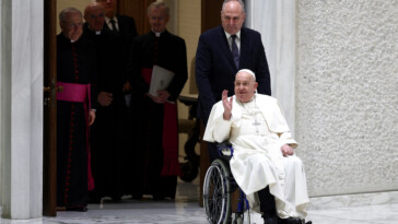 pope-francis-makes-‘slight-improvement,’-got-up-to-eat-breakfast-as-he-battles-pneumonia