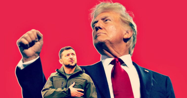 president-trump:-it’s-“not-important”-for-zelensky-to-be-involved-in-peace-talks-–-“he-makes-it-very-hard-to-make-deals”