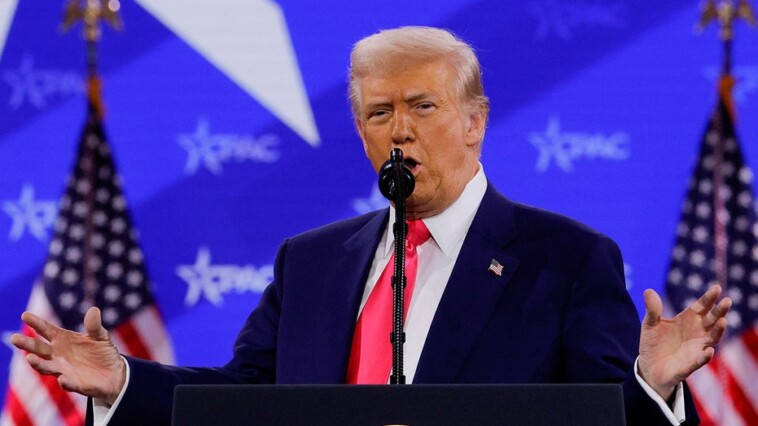 trump-rattles-off-‘flagrant-scams’-uncovered-by-doge,-takes-aim-at-fort-knox-in-cpac-speech