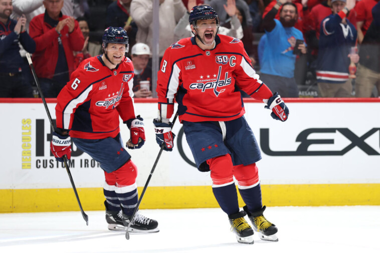 alex-ovechkin-scores-32nd-career-hat-trick-on-the-way-to-breaking-wayne-gretsky’s-all-time-record