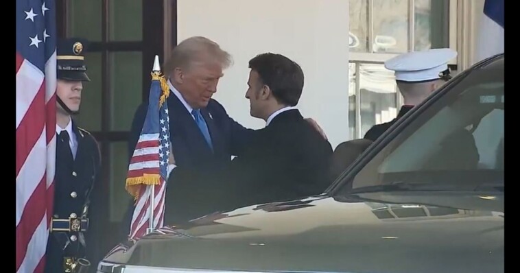 watch:-trump-and-french-president-macron-battle-to-assert-dominance-in-white-house-handshake