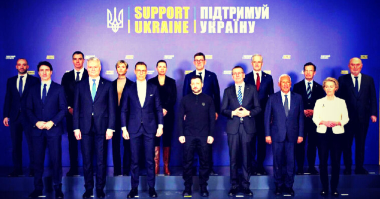 globalist-leaders-flock-to-ukraine-on-the-third-anniversary-of-the-war,-pledge-continued-military-support-to-kiev