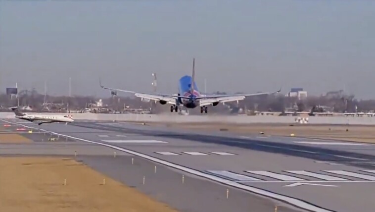 near-disaster-at-midway:-southwest-jet-forced-to-abort-landing-just-feet-from-ground-as-private-plane-unexpectedly-crosses-runway