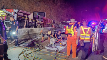 18-passengers-dead,-23-injured-after-thailand-tour-bus-overturns-in-gruesome-accident