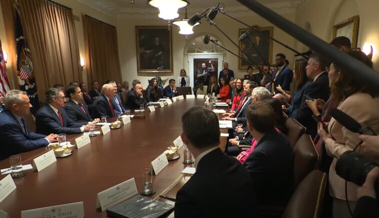 tag-team:-vp-jd.-vance-and-president-trump-slam-legacy-media-over-ridiculous-questions-at-trump-47’s-first-cabinet-meeting-(video)