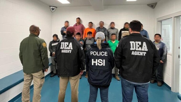 ice-arrests-16-illegal-migrants-caught-fleeing-out-back-of-mississippi-business-during-raid