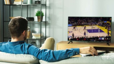 man-with-very-stressful-life-decides-to-unwind-by-watching-very-stressful-basketball-game