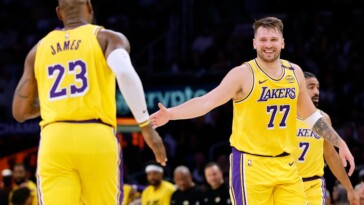 luka-doncic’s-off-shooting-night-doesn’t-matter-as-lebron-james-scores-33,-lakers-win-4th-straight