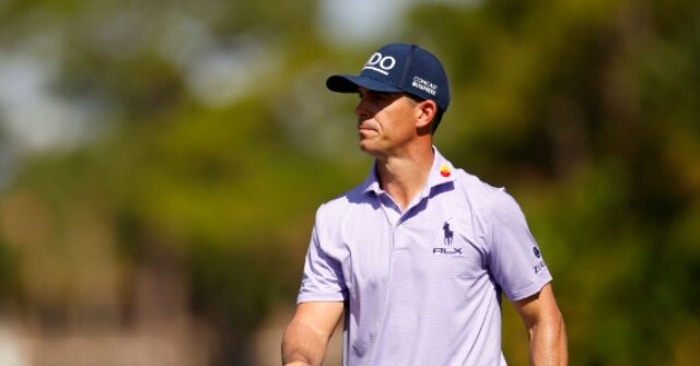 watch:-golfer-billy-horschel-confronts-alligator-on-course,-alligator-loses