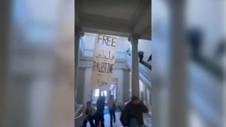 anti-israel-protesters-at-barnard-college-arrested-after-mob-turns-violent