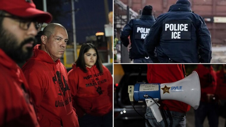 anti-ice-activists-sound-sirens,-bullhorns-to-stop-migrant-deportations-in-dem-run-state