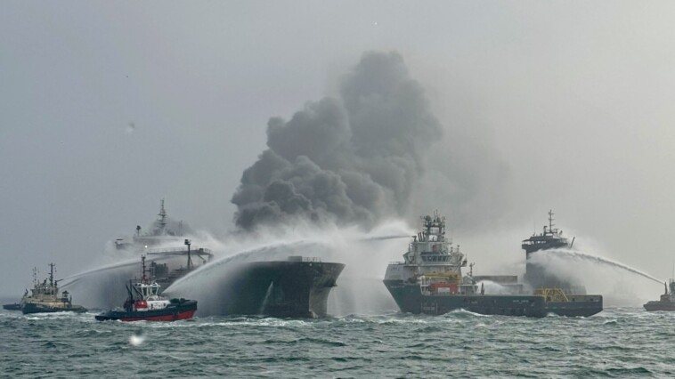 us-flagged-ship-contracted-by-us.-military-hit-in-north-sea