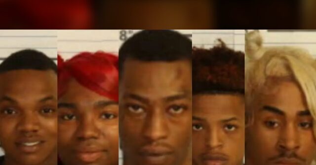police-arrest-5-men-accused-of-blocking-traffic-and-twerking