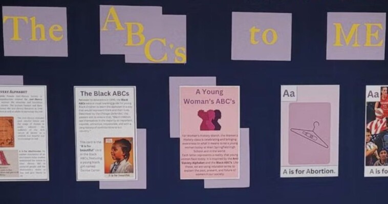 woke-dc-area-high-school-displays-sickening-abcs-for-teens:-‘a-is-for-abortion’