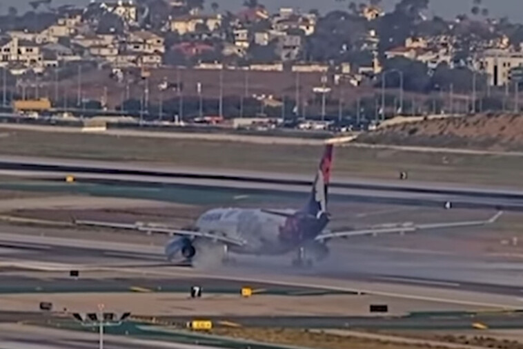 smoke-billows-on-lax-runway-after-flight-aborts-takeoff-over-‘unstable-nose-wheel’