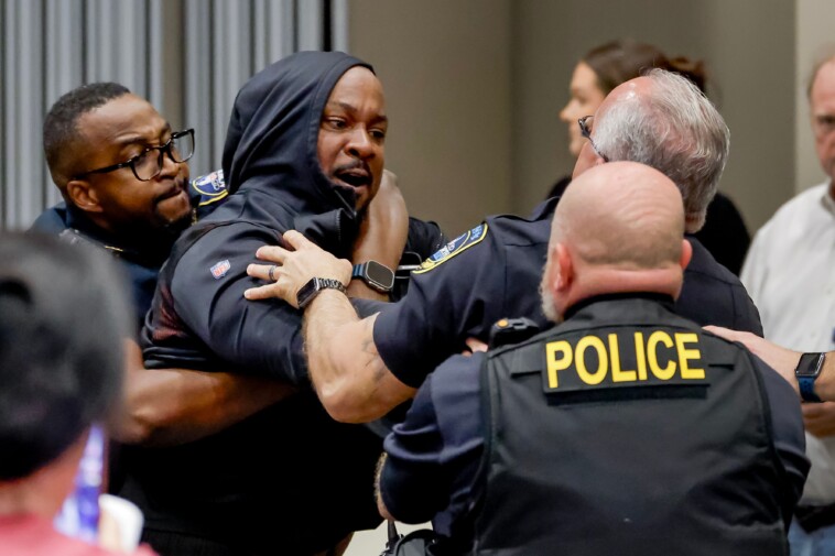 protesters-tased-by-cops-at-chaotic-marjorie-taylor-greene-town-hall 