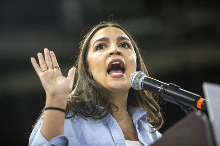 social-media-erupts-after-aoc-debuts-another-‘strange’-accent-at-rally:-‘kamala’s-playbook’