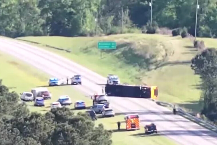 13-year-old-dead,-2-hurt-after-bus-full-of-kids-flips-in-south-carolina