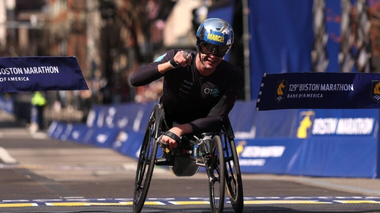 hug-wins-8th-boston-marathon-wheelchair-title
