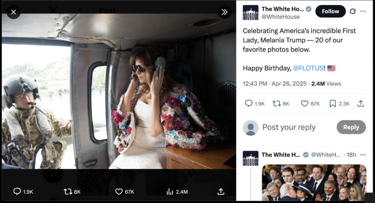white-house-posts-glam-pics-of-first-lady-melania-trump-for-her-55th-birthday