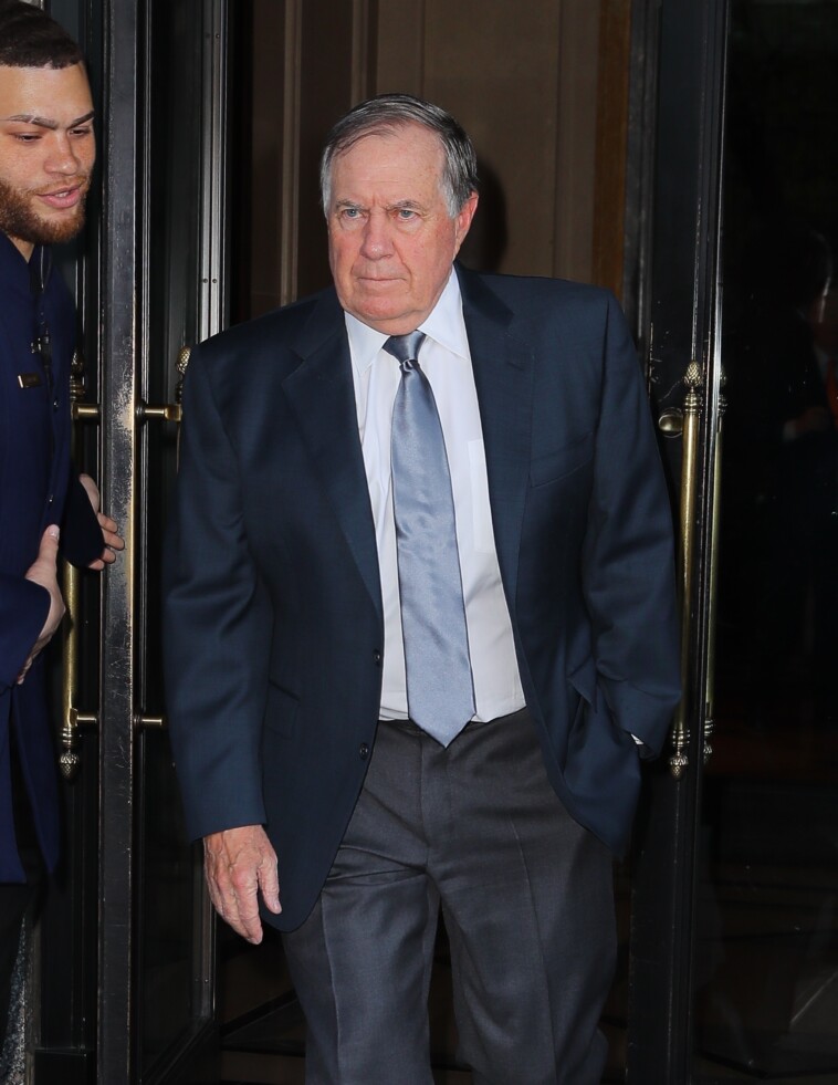 bill-belichick-asked-about-cringeworthy-cbs-interview-during-nyc-date-night-with-jordon-hudson