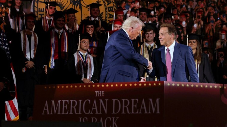 trump-raves-about-alabama’s-winning-‘brand’-at-school’s-commencement:-‘where-legends-are-made’