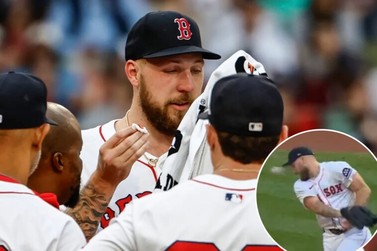 red-sox’s-garrett-crochet-takes-comebacker-off-nose-—-and-stays-in-the-game