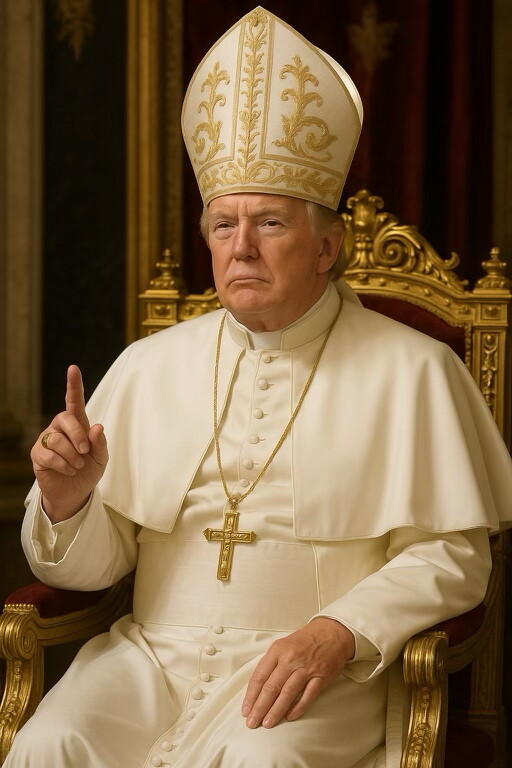 trump-defends-viral-ai-picture-of-him-as-the-pope:-‘have-to-have-a-little-fun’