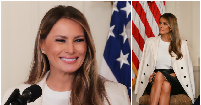 fashion-notes:-melania-trump-wears-dior,-bespoke-herve-pierre-to-unveil-barbara-bush-postage-stamp