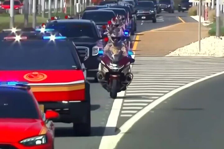 trump-given-cybertruck-motorcade-through-qatar-after-fighter-jet-escort