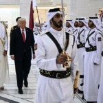 trump-welcomed-in-qatar-with-parade-of-camels-and-teslas:-‘this-is-what-they-call-perfecto’
