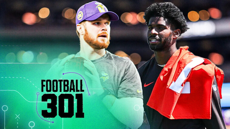questions-for-qbs-in-new-places:-shedeur-sanders,-sam-darnold,-jj-mccarthy-&-more!-|-football-301