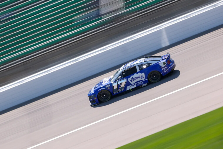 nascar-penalizes-chris-buescher-60-points-for-front-bumper-assembly-violation-at-kansas