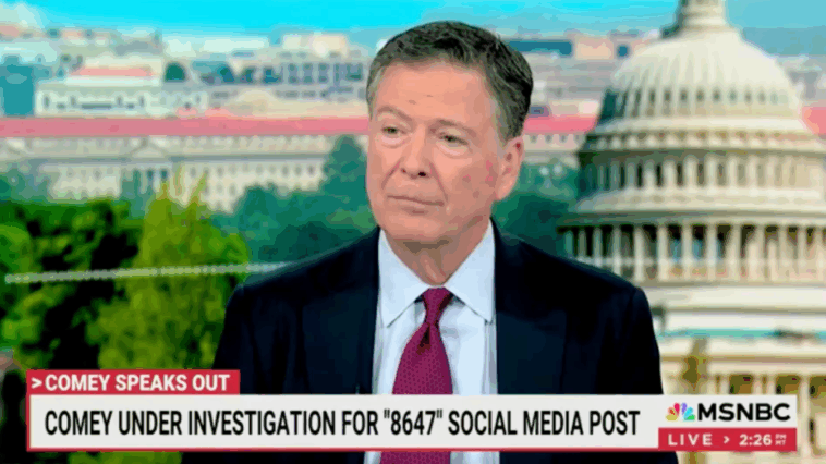 comey-claims-he-had-no-‘dark-intention’-with-’86-47′-seashell-post,-isn’t-scared-of-trump