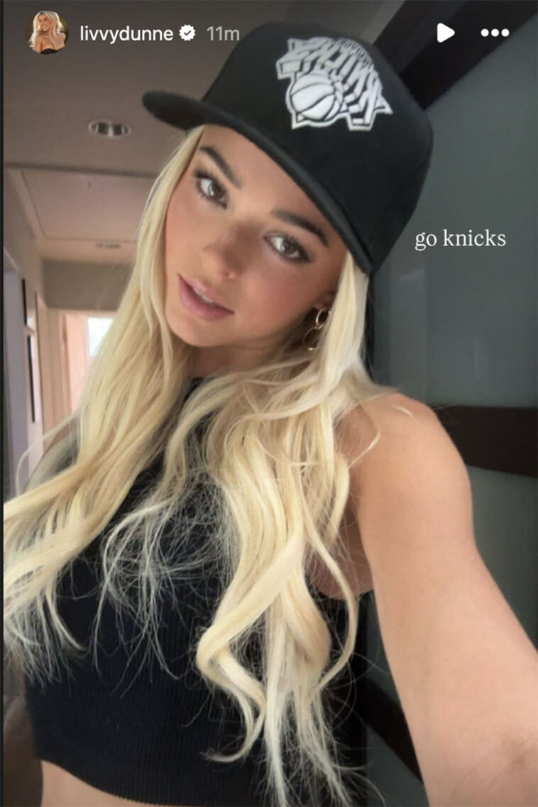 livvy-dunne,-timothee-chalamet,-headline-celebs-at-game-1-of-knicks-pacers-conference-finals