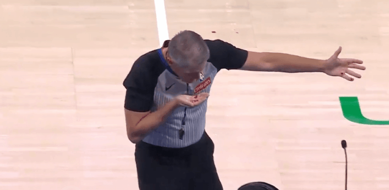 nba-ref-scott-foster-bloodied-after-getting-smacked-in-face-in-scary-moment