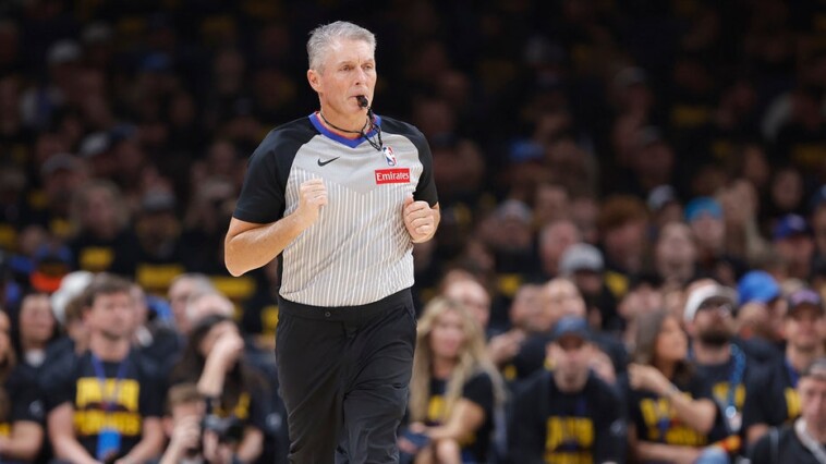 nba-referee-scott-foster-bloodied-after-taking-hit-to-face-during-playoff-game
