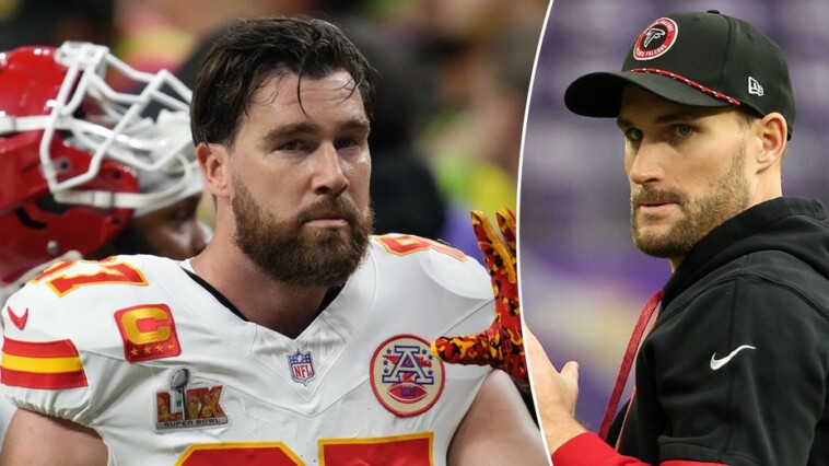 falcons’-kirk-cousins-pokes-fun-at-travis-kelce’s-hairy-back