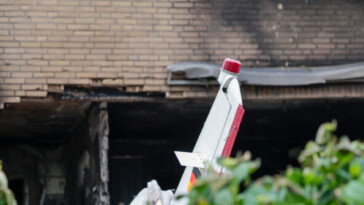 small-plane-crashes-into-house-in-germany,-killing-two