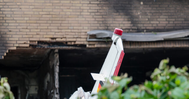 small-plane-crashes-into-house-in-germany,-killing-two