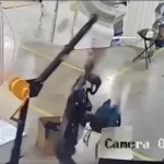 humanoid-robot-malfunctions,-sparks-viral-panic