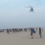 hundreds-of-teenagers-transform-peaceful-beach-into-chaos-as-police-forced-to-break-up-fights